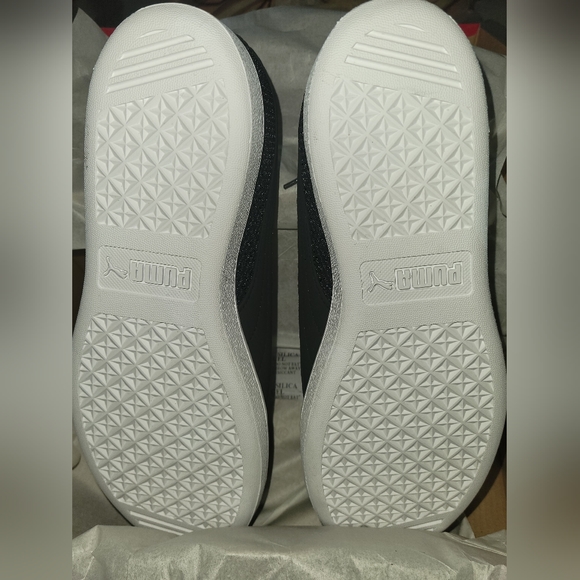 Puma Vikky Mesh FM Sneakers - Puma Black & Puma White, Sz: 11 - Picture 4 of 5